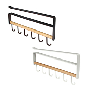 "VETTA" Полка подвесная для кружек 6крючков 30,5х15х2см 2цв.