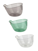 Миска-дуршлаг 25,5х19,5х15,2см, 3цв.