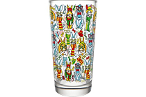 Набор стаканов "Зайцы хипстеры" 6шт. 230мл