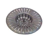 Ситечко для раковины 8х1,3см, цв.серый