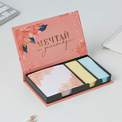 Набор для заметок "Будь всегда прекрасна" в футляре 100лист.