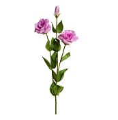 Цветок искусственный "Эустома", h 75см, цв.сиреневый